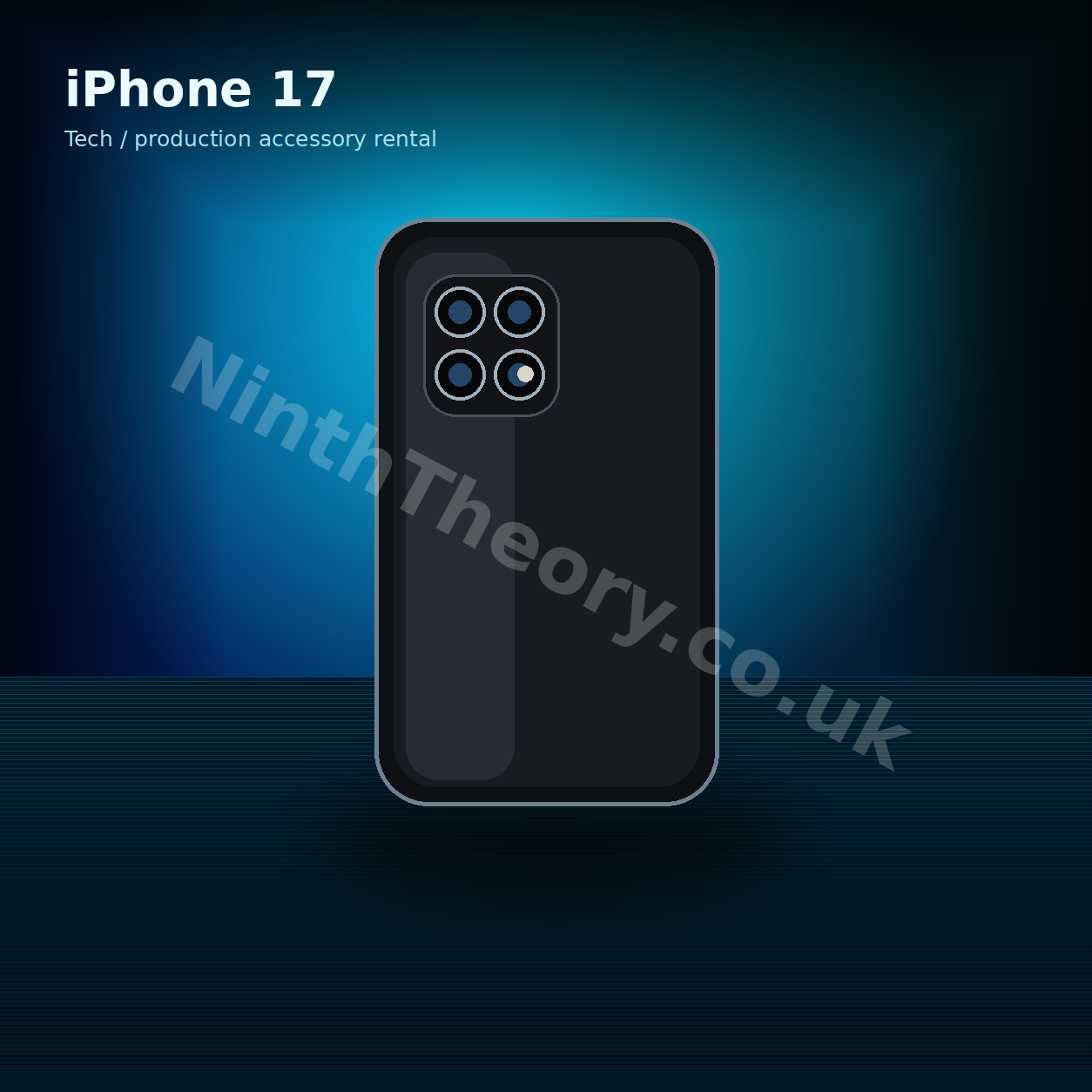 iPhone 17 rental for production, content and prop use