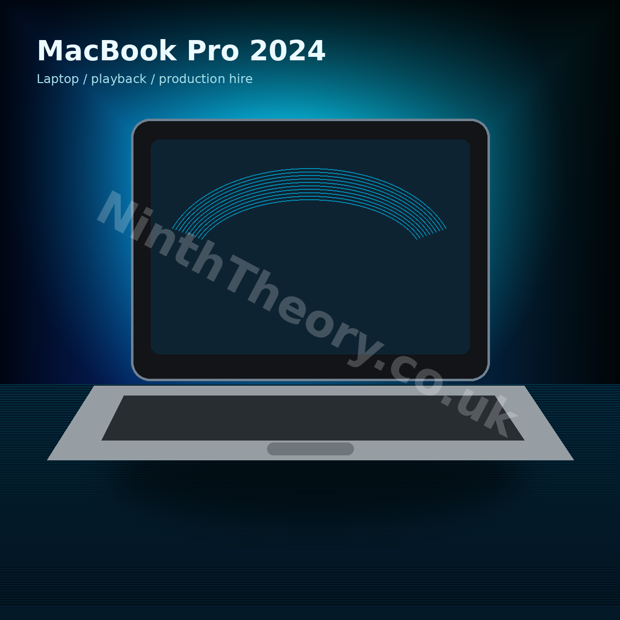 MacBook Pro 2024 rental for production playback, editing and event support