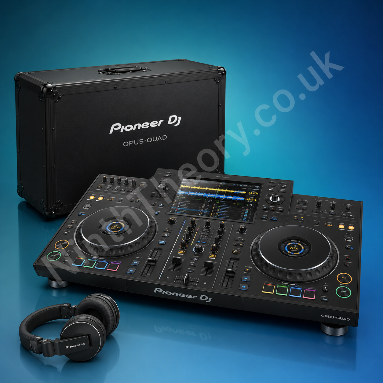 Pioneer DJ Opus-Quad all-in-one DJ system with travel case for hire